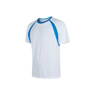 China Running Factory Price Men's Gymnasium Sports Color Block T-shirts Fit Marathon Quick Dry Cheap Anti-Shrink T Shirts for sale