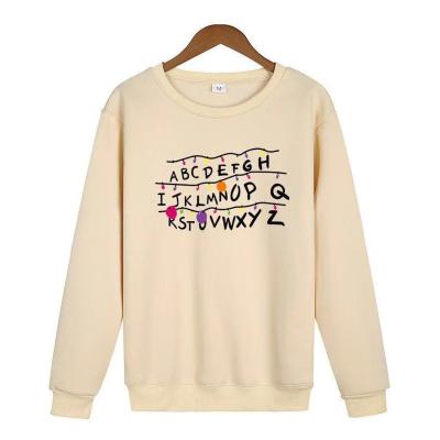 China Hop Wholesale Hip Women Men's Anti-Shrink Men's Hip Women's Sweater Pullover Letter Print Logo Print Logo Fashional Sweatshirts for sale