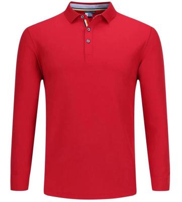 China Anti-Shrink Factory cheap price long sleeve 100%cotton plain golf uniform t shirt wholesale polo shirts for sale