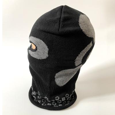 China COMMON wholesale high qualtity custom logo face mask knit full face cover Ski Mask 3 hole balaclava for unisex for sale