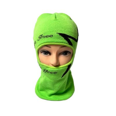 China COMMON Custom Design Embroidery Logo Balaclava Motorcycle 3 Hole Full Face Knit Ski Mask Beanie Hat, Beanie Ski Mask for sale