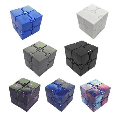 China Infinite Cube Toy Amazon Infinite Cubes Fidget Toy Folding Creative Decompression Galaxy Annealing Stabilization In Educational Toy Game for sale