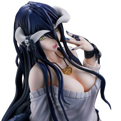 China Cartoon Toy 26cm Anime Figure Albedo PVC Action Figure Toys Statue Collection Model Doll Gift for sale