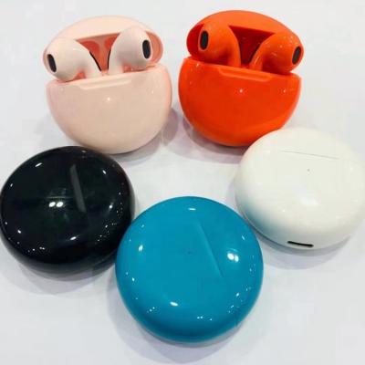 China Perfect NEW 2021 sound airbuds round pro 6 wireless headphones TWS ear pods earbuds for iphone for sale