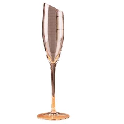 China New Champagne Cups Sparkling Wine Glasses Classic/Postmodern Crystal Bride Champagne Flute for sale