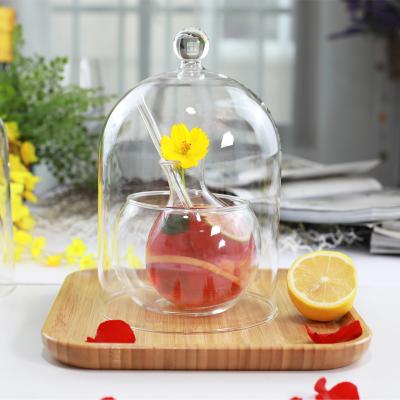 China Home.Restaurant.Bar.Hotel.Wedding Amazon Selling Bar Party Fancy Dry Ice Dome Pot Holder Novelty Beverage Drinking Glasses for sale