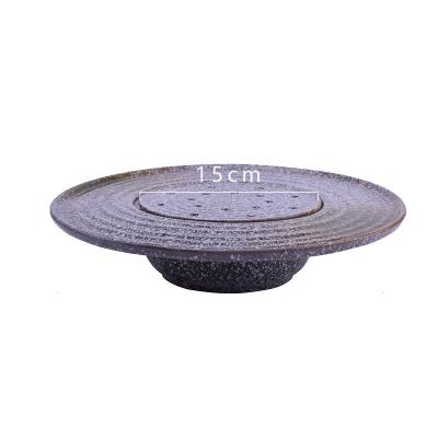 China Japanese Style Viable Artistic Design Dry Ice Dish Restaurant Wavy Sushi Salmon Seafood Dish for sale