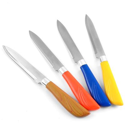 China Viable Wholesale Blister Packing Polish 6pcs Stainless Steel Paring Knife and Carving Fruit Knife of Kitchen Knife Set for sale