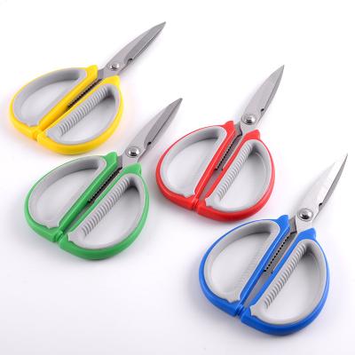 China Multifunctional Paper Cutting School Office Scissors Kitchen Embroidery Wholesale Stainless Steel Shears Tool Household Sharp Scissors for sale