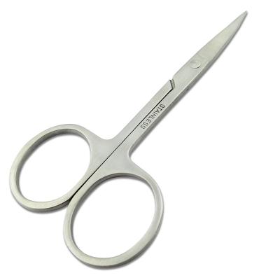 China Hot Selling Right Handed Beauty Tools Wholesale Stainless Steel Beauty Scissors Eyebrow Prepare Scissors for sale