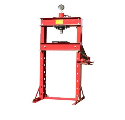 China Hot Selling Professional Red 12 Ton Shop Hydraulic Press with 12T Hand Pump for sale