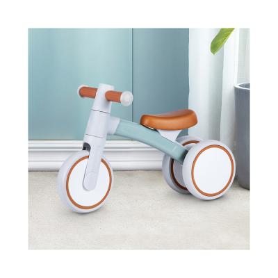 China Wholesale Plastic Alu+TPU Manufacturer No-pedal Baby Kids Push Three Wheels Scooter Kids Balance Tricycle for sale