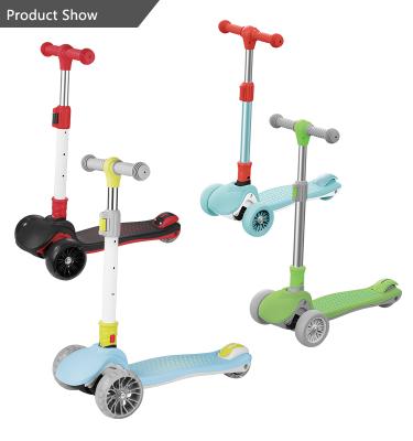 China Child 3 wheele scooter for kids with led lights skating scooter for kids 2020 for sale