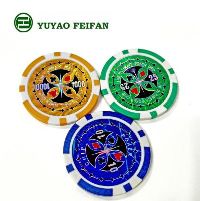 China Custom Lucky Pattern Style Poker Number Stickers For Poker Chip, Poker Chips Factory for sale