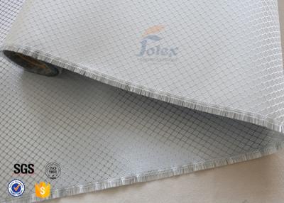 China De gealuminiseerde Geplateerde Stof van de de Decoratiezilver Met een laag bedekte Glasvezel van de Fiberglasdoek Te koop