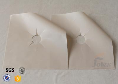 China PTFE cubrió el protector de la hornilla de Stovetop de la cubierta de la gama de gas de la tela de la fibra de vidrio en venta