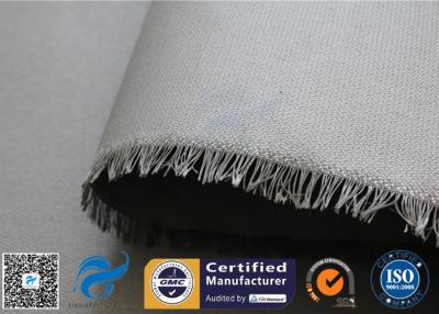 Chine le tissu de tissu de fibre de verre enduit par unité centrale de 0.45mm pour l'éclaboussure de soudure suscite la protection à vendre