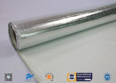 China Ein Seitenhitze-reflektierendes Aluminiumfolie-überzogenes Fiberglas-Gewebe zu verkaufen