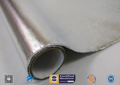 China Aluminium Met een laag bedekte Glasvezelstof voor Vuurvaste 260 ℃ Op hoge temperatuur Te koop