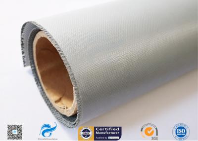 China Industrial Fireproof Fiberglass Fabric , 510g Single Side Rubber Coated Fiberglass Fabric for sale