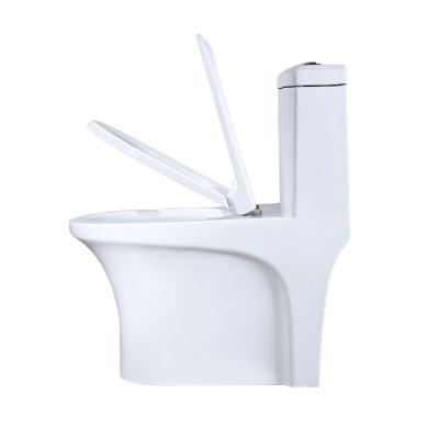 China Double-flow Chaozhou Factory Sanitary Ware Bathroom One Piece Toilet Bowl for sale