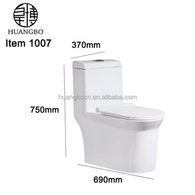 China Double-Flow Cheap Price Ceramic One Piece Toilet Seat for sale