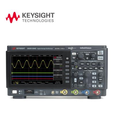 China DSOX1204G   KEYSIGHT  oscilloscope  70/100/200 MHz,  4 analog   channels   beginner EDUX1052A for sale