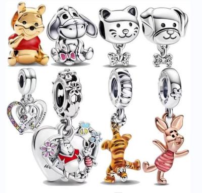 China The other new 2022 fashionable PAN 2022 charm animal tigger pendant pan-stern for sale