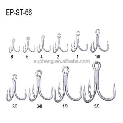 China Wholesale High Carbon Steel Treble Hook Treble Hooks EP-ST-66 for sale