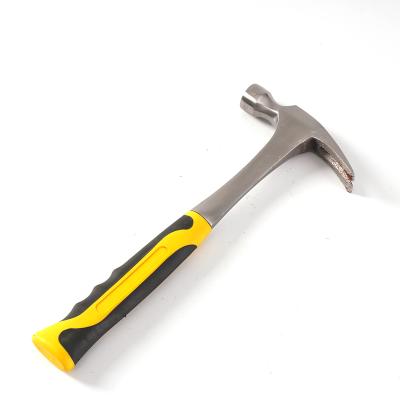 China Factory direct sales steel pipe claw hammer one-piece handle claw hammers straight hammer machinist for sale