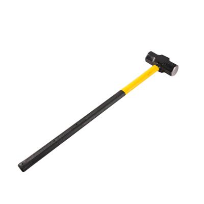 China Fiberglass Octagonal Direct Handle Carbon Steel Factory Supply Hammer Octagonal Hammer Forging Sledgehammer for sale