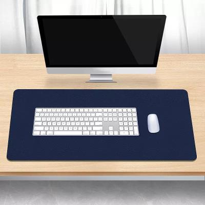 China Office Water Proof Multi Sided Square Mouse Pad Custom Large Double Sided Water Resistance PU Leather Mousepad for sale