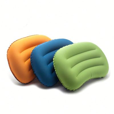 China Anti-Static Ergonomic Inflatable Air Filled Travel Neck Pillow for sale