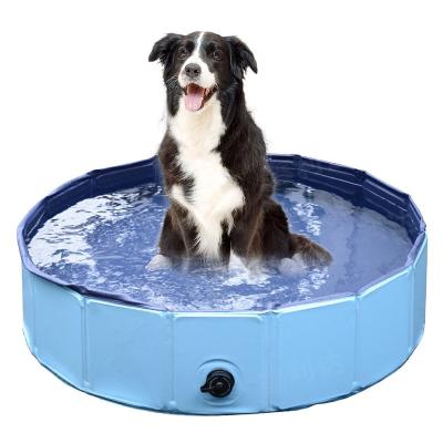 China New 2020 Camping Dog Pool Bathing Tub Foldable PVC Dog Pool for sale