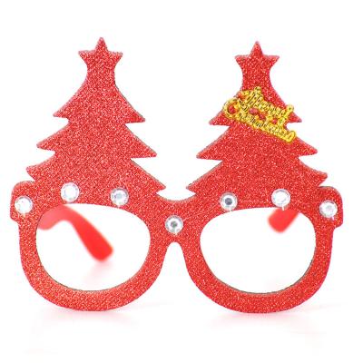 China 2020 Wholesale Classic Style Merry Christmas Glasses Elk Dance Party Glasses Custom Made In Stock 40-23-138 for sale