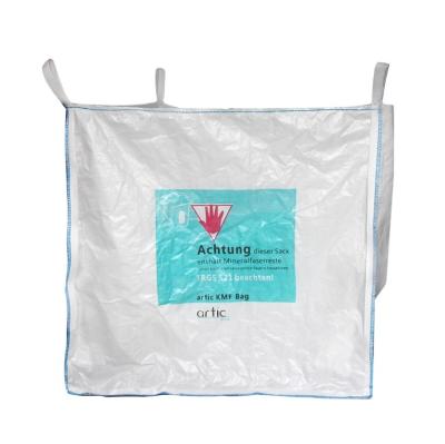 China 100% Virgin PP Ventilated Bulk Bag Side Seam Loop Fibc Jumbo Bag For Press Filling Machine en venta