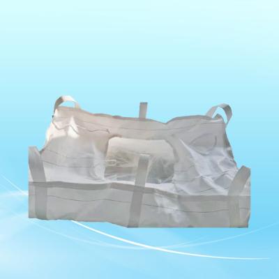 China UN Factory Making FIBC Jumbo Big Sack PP Woven Bulk Sack 1000kg Nylon Big Concrete Sack With Liner en venta