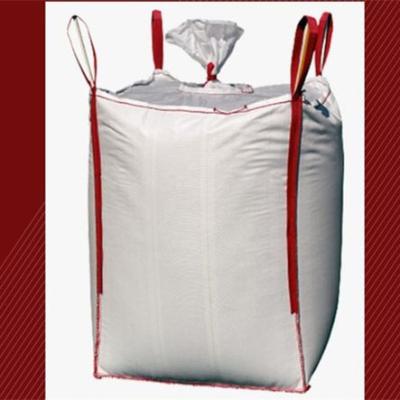 China Large Breathable Baffle Bulk Bags Flat Bottom Woven Jumbo Bags zu verkaufen