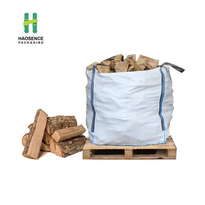 China FIBC Fire Wood Can Loading 1000-2000kg Bulk Jumbo Bag Super Sack zu verkaufen