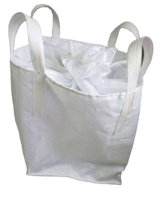 中国 Building Construction Waste Bulk Bag 1 Ton Cross Corner Loop Pp Woven  Bulk Bag 販売のため