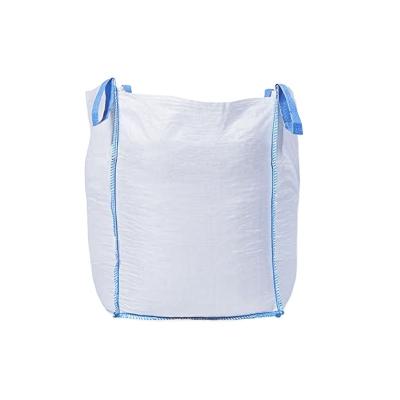 中国 Cement Mink Pattern FIBC Bulk Bag Iron Handle 100% Virgin PP Breathable 販売のため