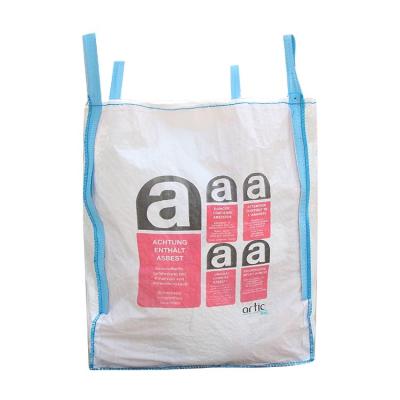 中国 FIBC PP Bulk Bag With Certification For Asbestos 販売のため