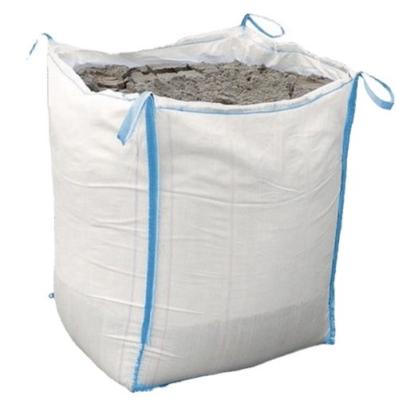 China PP Scrap Top Bottom Spout Super Sack Bulk Bag 1000 Kg   Side Seam Loop for sale