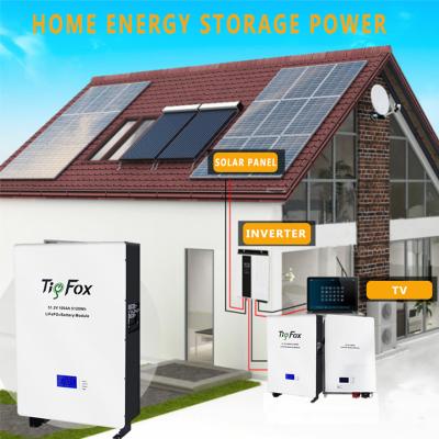 China External Battery CHY Tigfox 48v Lifepo4 Battery Packs Solar Generator Home Solar Power System 3kw 5kw 10kw for sale