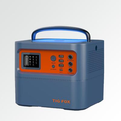 China Type C Tig Fox SOLAR Energy System 2000W 5000W Lithium Solar Power Station 1000W 500W 3000W Portable Power Station Solar Generator for sale