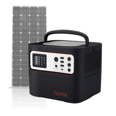 China Type C Solar Generator 200w 300w 500w 1000w 2500w Outdoor Power Bank Portable Solar Power Station Lifepo4 Portable Power Station for sale