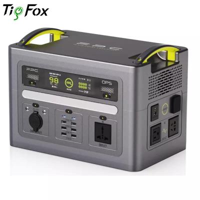 China Type C Tig Fox 1000W Solar Outdoor Power Supply Camping Food Truck Explorer Phone Portable Power Bank Power Station High Capacity for sale