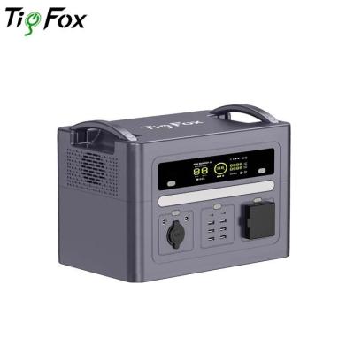 China Type C Tig Fox OEM Solar UPS 220V Portable Power Station Multi-Function Energy Storage 300W 500W 1000W High Capacity for sale