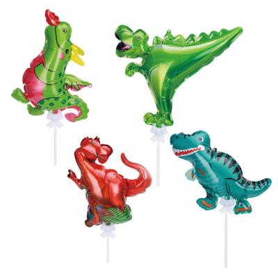 China Hot Sale Decoration Dinosaur Toys Balloon 7 Inch Mini Automatic Inflatable Balloon Children Play Christmas Party Decoration for sale