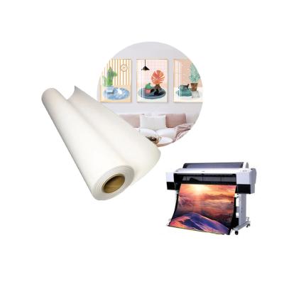 China Matte Polyester Art Canvas Roll For Eco Solvent UV Latex Printer for sale